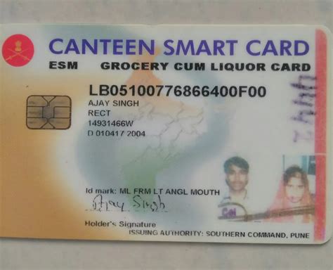 canteen smart card for indian army|canteen stores csd limits.